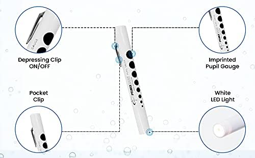 Primacare Disposable Diagnostic Penlight w/ Pupil Gauge